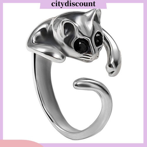 lt-citydiscount-gt-แหวนนิ้วมือรูปสัตว์-ประดับเพชร