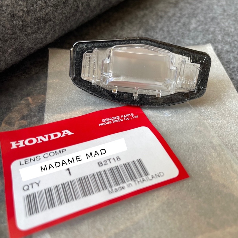 แท้ศูนย์ 💯% เลนส์ไฟส่องป้ายทะเบียน City 14-19, Civic FD FB 06-15 ...
