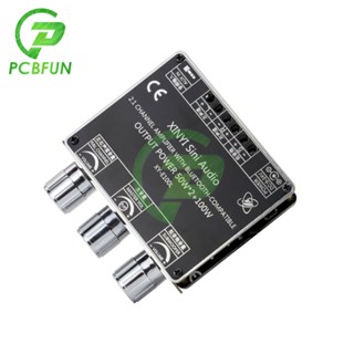 E100L 2.1 Channel Bluetooth 5.1 Audio Power Amplifier Board Module 50WX2 100W High and Low Tone Subwoofer Speaker