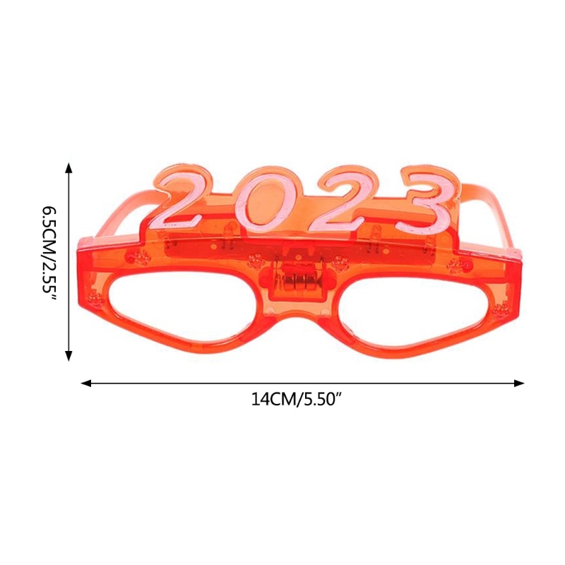 แว่นตาปาร์ตี้ปีใหม่-มีไฟ-led-พร็อพถ่ายรูป-2023
