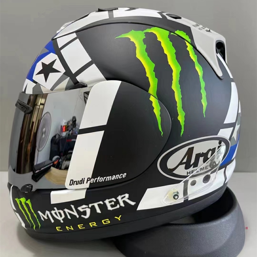 Arai RX7X Monster Energy หมวกกันน็อคแบบเต็มหน้าระดับพรีเมียม Arai