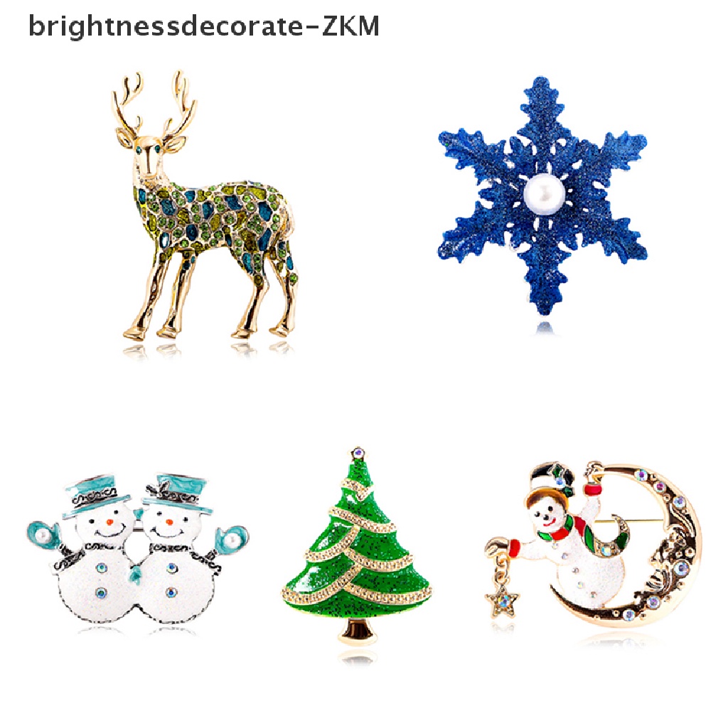 brightdecorate-สวยหรู-คริสต์มาส-เข็มกลัด-สโนว์แมน-ซานตาคลอส-พิน-แฟชั่น-เครื่องประดับ-ของขวัญ-คริสต์มาส-ตกแต่งเข็มกลัด-th