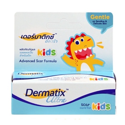 ของแท้-dermatix-ultra-kids-เดอร์มาติกซ์-เจลลดรอยแผลเป็น-รอยแผลเป็น-สำหรับเด็ก-ขนาด-5-กรัม