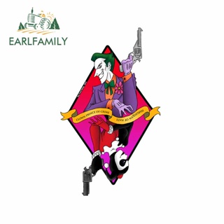 Earlfamily สติกเกอร์ไวนิล ลาย The Jokers Calling Card ขนาด 13 ซม. x 8 ซม. สําหรับติดตกแต่งประตูรถยนต์