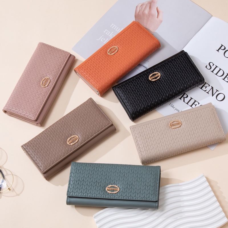 2022-fashion-pu-leather-womens-wallet-korean-long-wallet-women-multifunction-card-holder-coin-purse