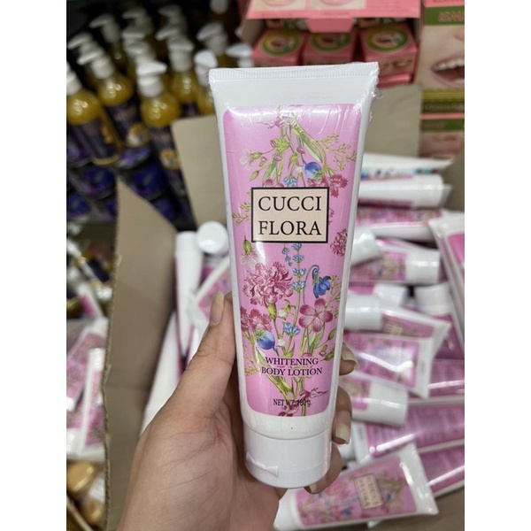 lh-cucci-flora-whitening-body-lotion-100g-โลชั่นน้ำหอม-6-หลอด