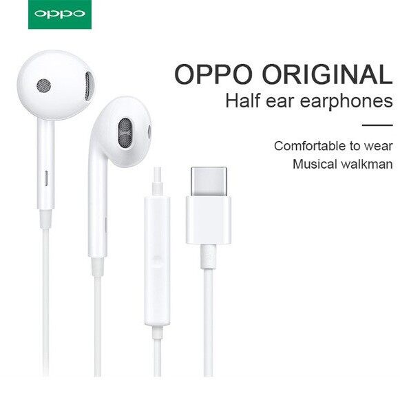 ส่งจากไทย-หูฟัง-type-c-oppo-headphone-หูฟังเสียงดี-หูฟังsmall-talk-oppo-earphone-หูฟังไมโครโฟนใช้กับช่องเสียบขนาด-type-c