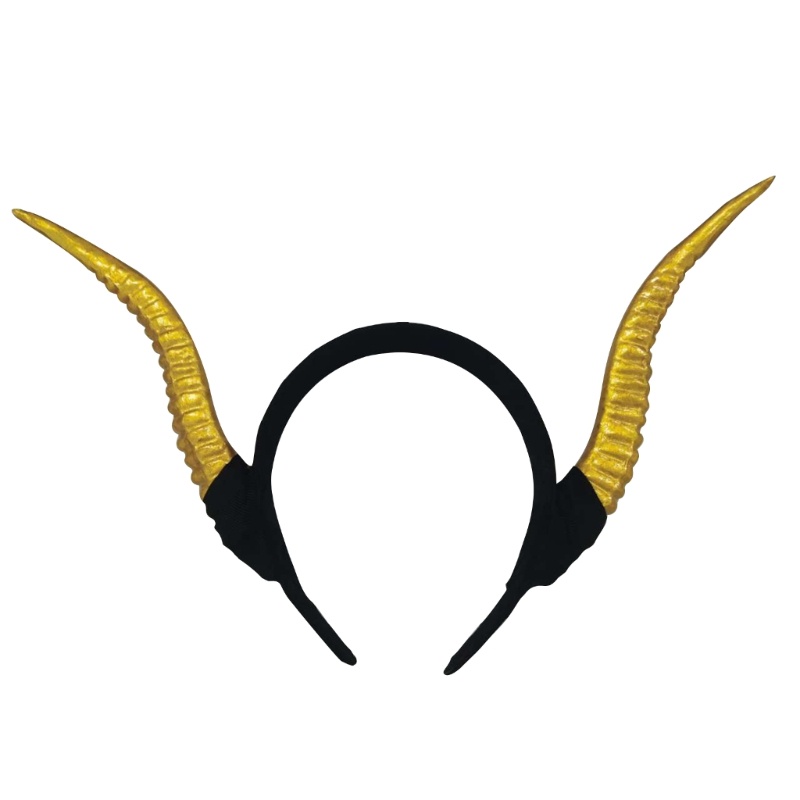 แถบคาดศีรษะธีม Devil Ox สไตล์ Horns สำหรับงาน Halloween และ Masquerade ...