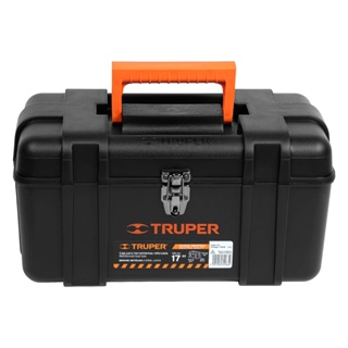 TRUPER 19656 กล่องเครื่องมือ มีถาด 3 ช่อง ขนาด 17"x9.1/2"x9" (CHP-17X) (กล่อง 2 ชิ้น)