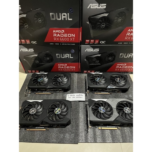 RX6600XT ASUS 2 พัดลม มือสอง | Shopee Thailand