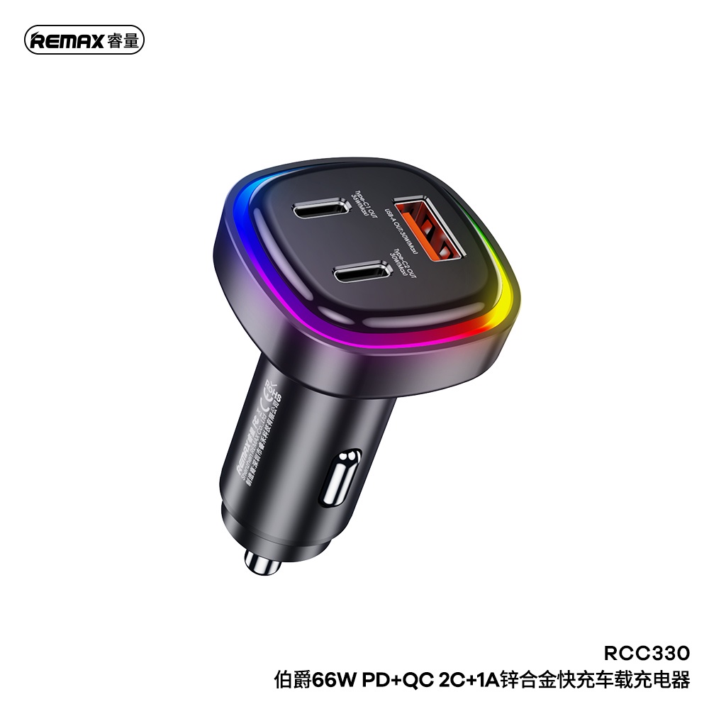 remax-rcc330-66w-rapid-charge-หัวชาร์จในรถ-earl-series-pd36w-qc30w-2c-1a-fast-car-charger