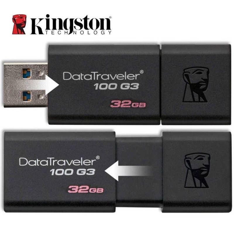 ภาพสินค้าG3 แฟลชไดร์ฟ แฟลชไดร์ USB Kingston 3.1 DataTraveler 100 G3 32GB 64GB 128GB 256GB จากร้าน gg.168 บน Shopee ภาพที่ 6
