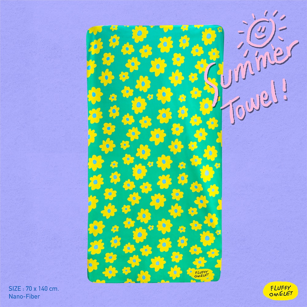 blooming-flower-summer-towel