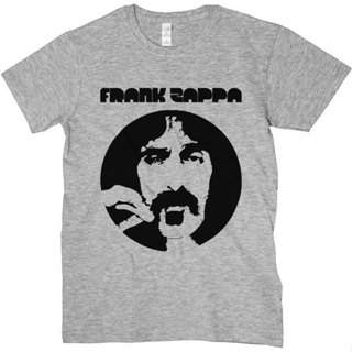 เสื้อยืดผ้าฝ้ายพิมพ์ลายคลาสสิก Sanc6 {พร้อมส่ง เสื้อยืดแขนสั้นลําลอง ผ้าฝ้าย 100% พิมพ์ลายโลโก้ Frank Zappa Maglietta Gr