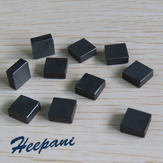 5pcs Pressureless sintered silicon carbide ceramic sheet 10x10x4mm sic heat sink plate for high hardness experiment boar