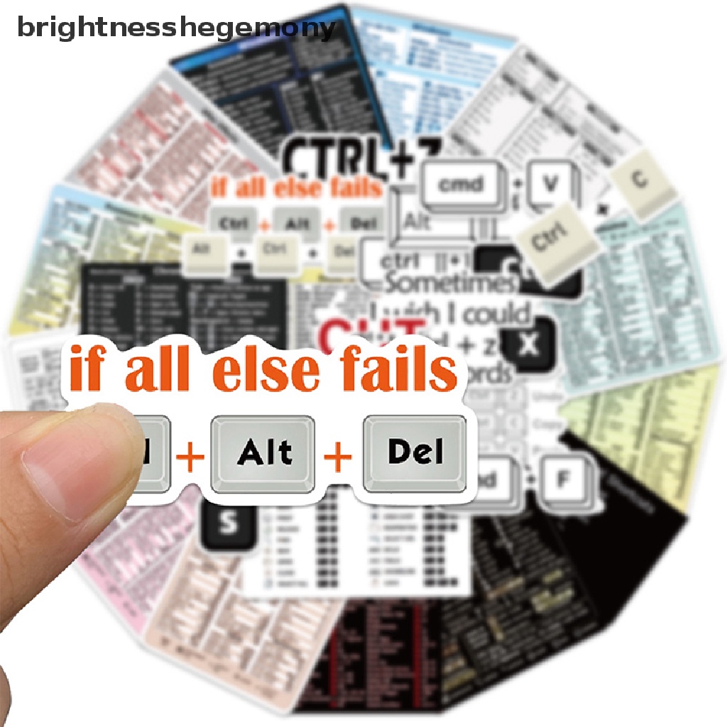 bgth-สติกเกอร์-diy-สําหรับติดแป้นพิมพ์-windows-excel-word-quick-reference-30-ชิ้น