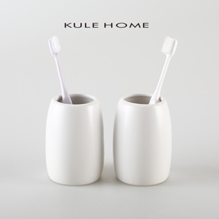 [Snow Cup] KULE HOME แก้วน้ําเซรามิค ทรงกระบอก สําหรับใส่น้ํายาบ้วนปาก