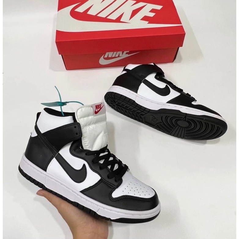 nike-dunk-high-black-white-panda-รุ่นขายดี-สินค้าพร้อมส่ง