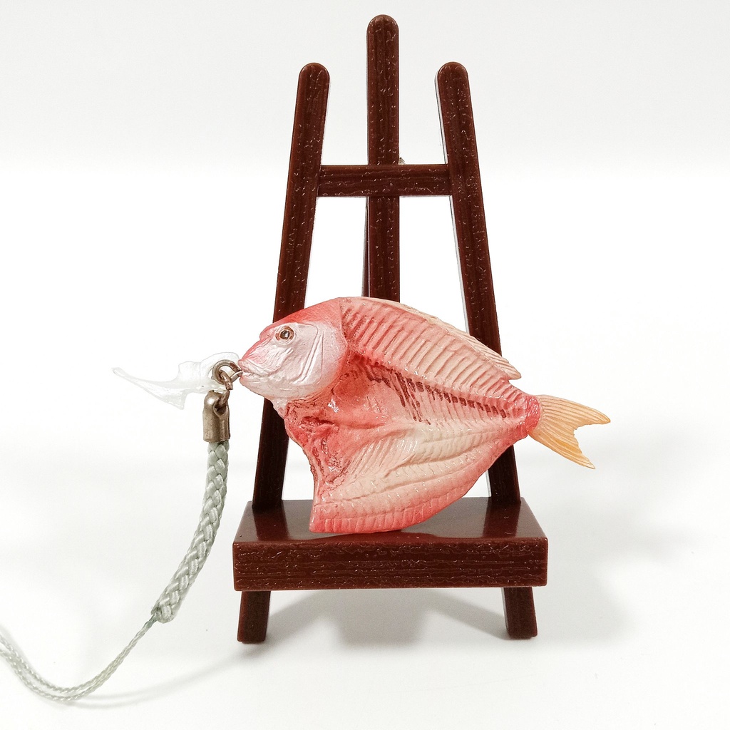 kaiyodo-museum-capsule-q-red-seabream-fish-strap-figure-พวงกุญแจ-โมเดล-ฟิกเกอร์-ปลา-ของแท้ญี่ปุ่น