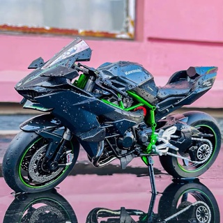 โมเดลรถจักรยานยนต์ Kawasaki H2R สเกล 1:9 ของเล่น ของสะสม ของขวัญวันเกิด สําหรับเด็กผู้ชาย