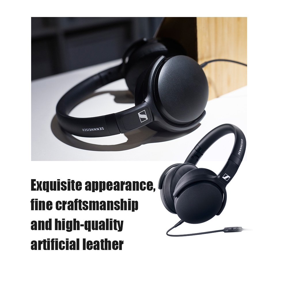 Sennheiser HD400S ชุดหูฟังสเตอริโอ แบบมีสาย พับได้ พร้อมไมโครโฟน ...