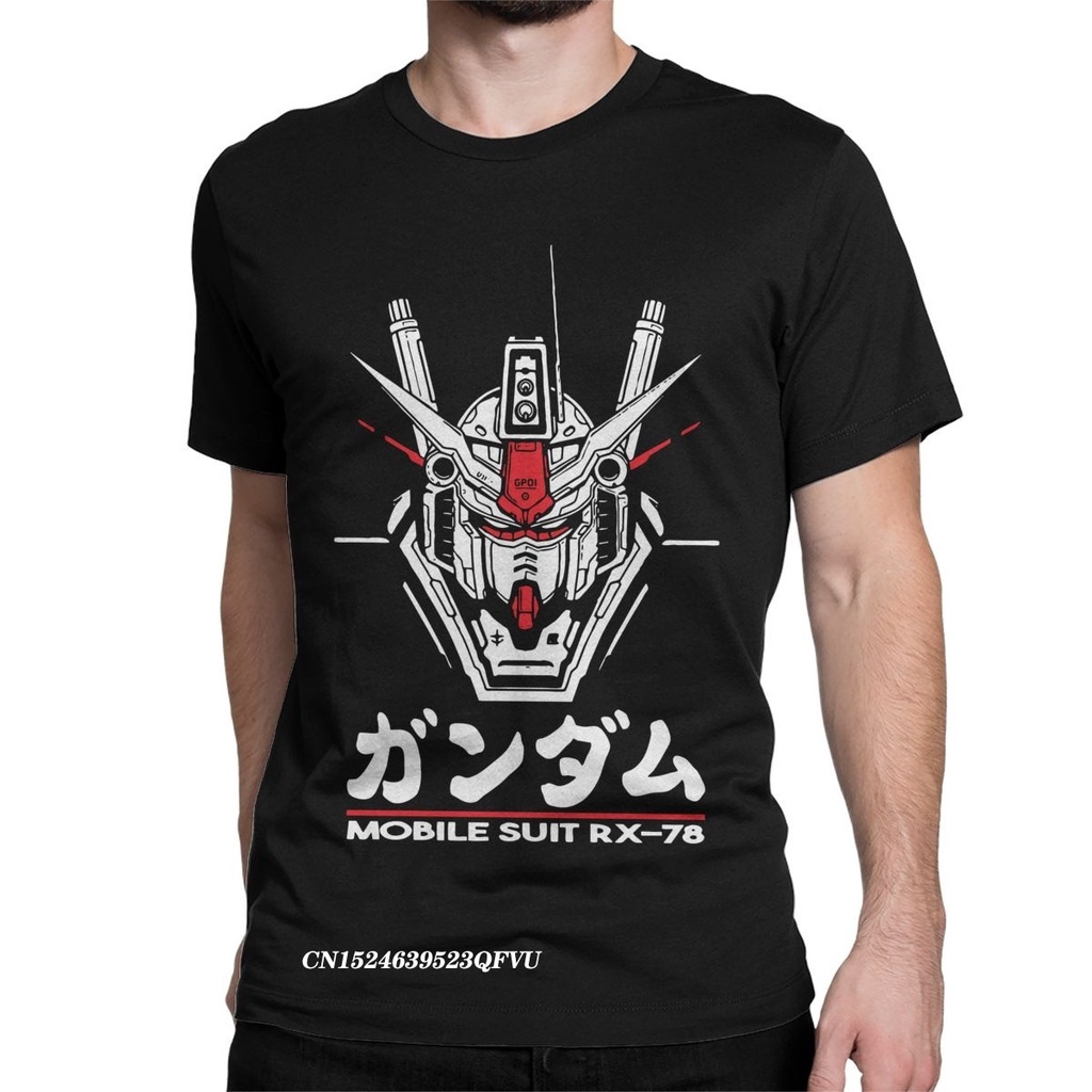 เสื้อยืด-oversize-ผู้ชาย-rx-78-gundam-tops-เสื้อยืดอะนิเมะหุ่นยนต์เสื้อคอลายพรีเมี่ยมวินเทจฮาราจูกุเสื้อทีเชิ้ตคอกลมมาให