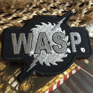 W.A.S.P ตัวรีดติดเสื้อ อาร์มรีด อาร์มปัก ตกแต่งเสื้อผ้า หมวก กระเป๋า แจ๊คเก็ตยีนส์ Rock Iron on Embroidered Patch