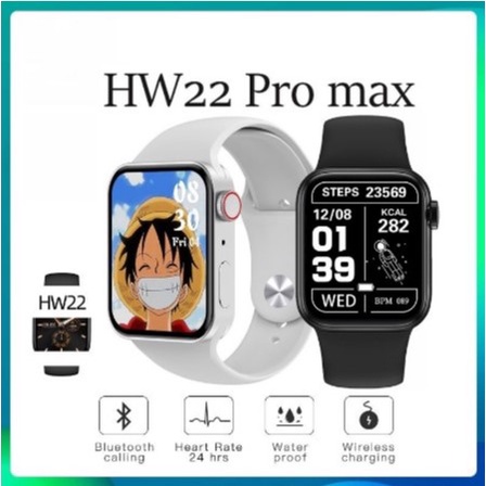 ภาพหน้าปกสินค้า2022 smart watch HW22 Pro max % นาฬิกาสมาร์ท นาฬิกาสปอร์ต วัดความดันโลหิตได้ นาฬิกามัลติฟังก์ชั่น นาฬิกากันน้ำ