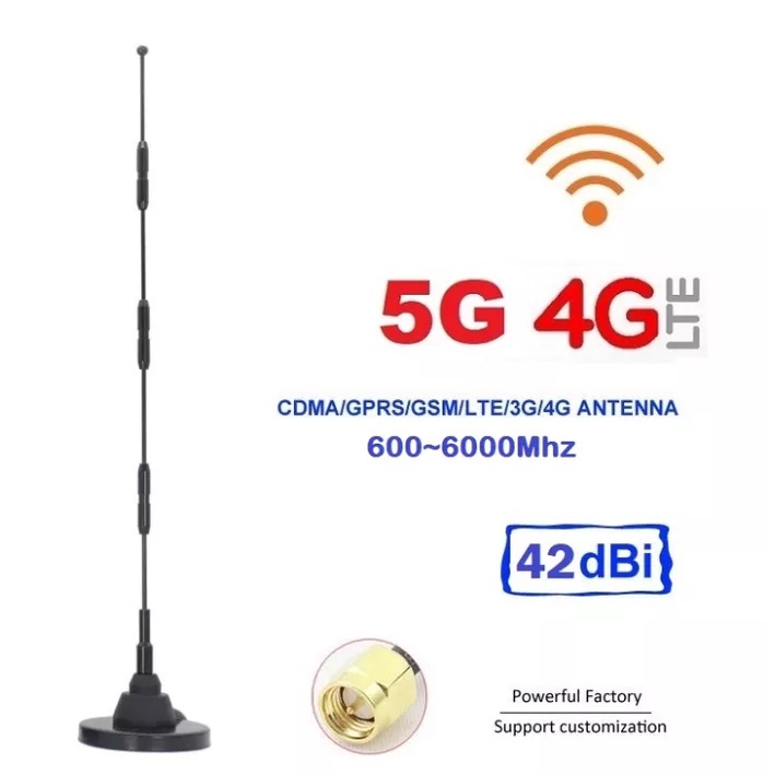 เสาอากาศ 5G 4G 3G 42dBi Signal Booter indoor Outdoor RG58 Low loss 3M