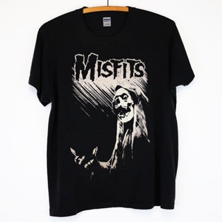 เสื้อยืดผ้าฝ้ายพิมพ์ลายคลาสสิก Sanc6 [พร้อมส่ง] เสื้อยืดแขนสั้น พิมพ์ลาย Misfits Danzig Amhain Ummer Hirts พลัสไซซ์ ของข