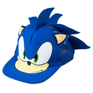 Sonic หมวกเบสบอล ลายการ์ตูนโซนิค 3D สามารถปรับได้ สีฟ้า ไซซ์ 48-54 ซม. สําหรับเด็กผู้ชาย และเด็กผู้หญิง 2022