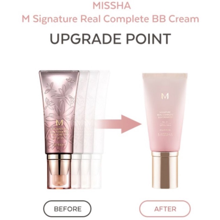 Ⓜ️🔰NEW Missha M Signature Real Complete BB Cream EX 45g 2สี Shopee Thailand