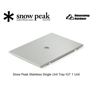 Snow Peak Stainless Single Unit Tray IGT 1 Unit