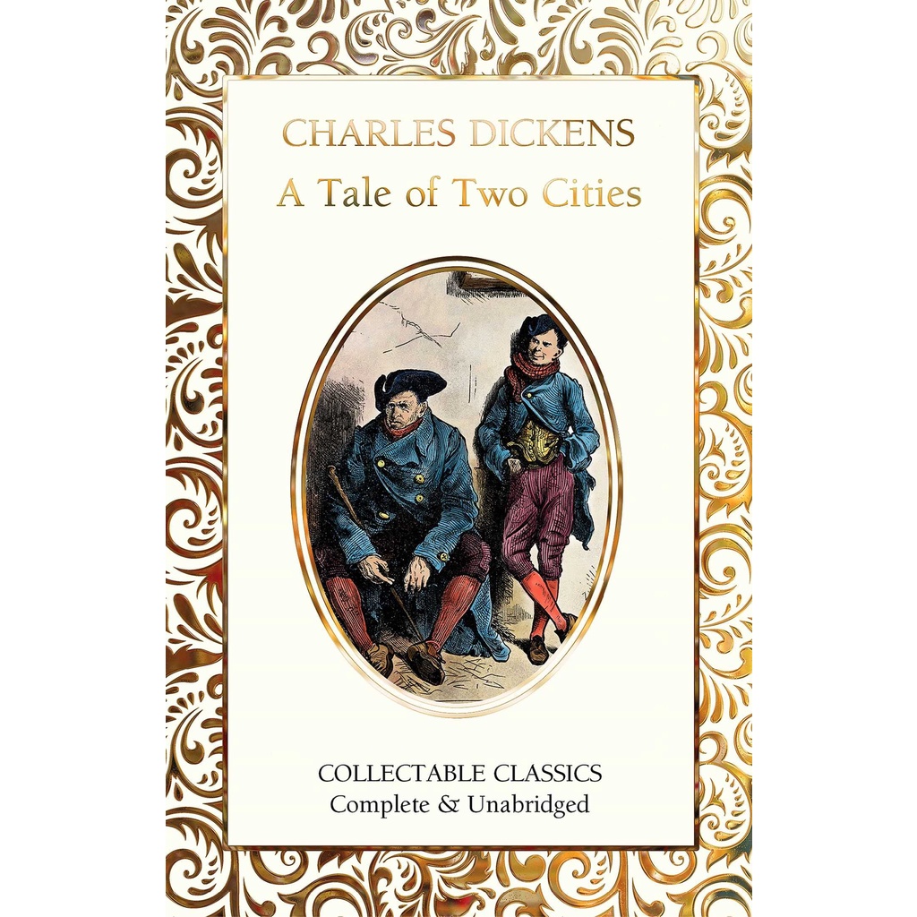 a-tale-of-two-cities-hardback-flame-tree-collectable-classics-english-by-author-charles-dickens