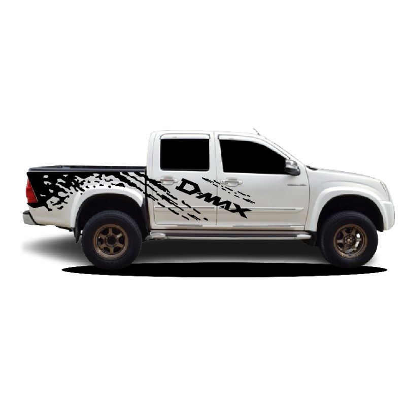 sticker-isuzu-d-max-สติ๊กเกอร์แต่งรถ-d-max-hi-lander-สติ๊กเกอร์ลายสาดโคลน-d-max-hi-lander