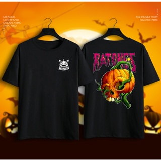 🎃New Original Design Pumpkin Shirt Graphic Halloween black Pumpkin Tshirt Harajuku man and Womens Causal Cotton tee