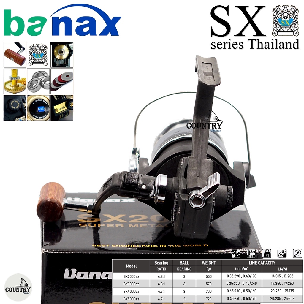 รอกตกปลา-banax-sx-2000-5000-series-thailand-สินค้าล็อตสุดท้าย