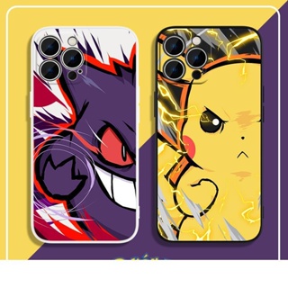 Pikachu เคสไอโฟน iPhone 11 14 pro max 8 Plus case X Xr Xs Max Se 2020 cover เคส iPhone 13 12 pro max 7 Plus