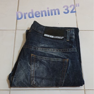 ยีนส์ใหม่ริมแดง ยี่ห้อ Drdenim เอว 32 นิ้ว