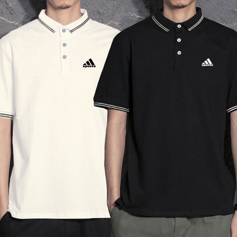 ขายดี-เสื้อยืดโปโล-แขนสั้น-คอปก-โอเวอร์ไซซ์-สีพื้น-แฟชั่นสําหรับผู้ชาย-ไซซ์-m-5xl