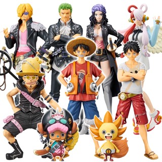 โมเดลฟิกเกอร์ Pvc รูปอนิเมะ One Piece Film Red Luffy Zoro Sanji Uta ของเล่นสะสม สําหรับเด็ก