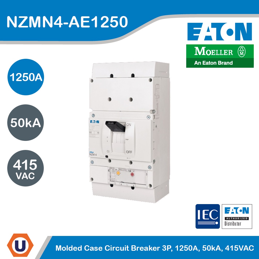 EATON Moded Case Circuit Breaker Normal Switching Capacity (MCCB) 3P ...