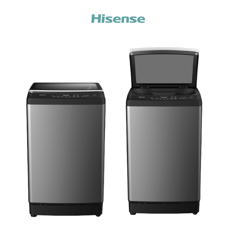 ภาพสินค้าHisense เครื่องซักผ้าฝาบน สีเทา รุ่น WTJA1301T ความจุ 13 กก. New ไม่มีบริการติดตั้ง จากร้าน hisense_official_shop บน Shopee ภาพที่ 2