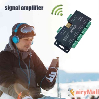 ❤ Fairymall SP901E เครื่องขยายเสียงสัญญาณ 24V 4CH สําหรับ DMX512 LED Pixel Strip Magic Modu #Cr