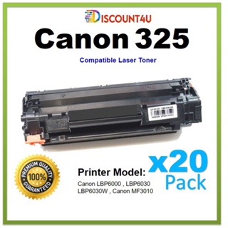 *Pack20* ตลับหมึกเลเซอร์ Toner Canon325 325 325BK 325Black ใช้กับ Canon MF3010/LBP6000/LBP6030/LBP6030W