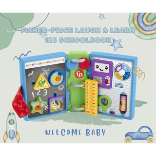 🎵 Fisher Price Laugh & Learn 123 Schoolbook ฟิชเชอร์ ไพรซ์ หนังสือเรียนมีเสียงเพลง 123 หนังสือเรียนเด็กเล็ก