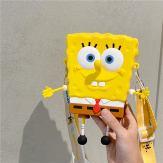 Best SpongeBob SquarePants ซิลิโคน การ์ตูนน่ารัก เปลี่ยนแปลง ของขวัญวันเกิด กระเป๋าสะพายข้าง จัดเก็บบุคลิกภาพ อย่างดี