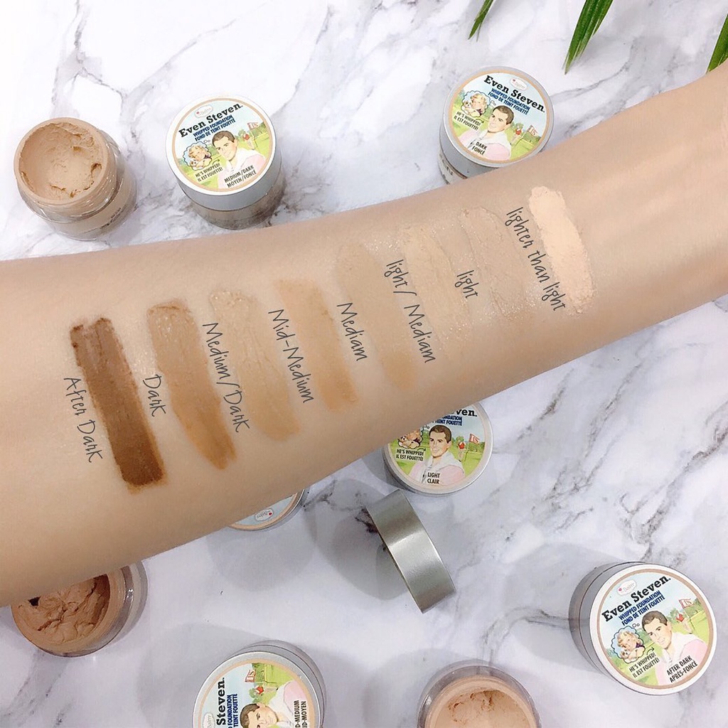theBalm Even Steven Whipped Foundation к ǹ ʵ࿹ Ի പ  ͧ ͺҧ