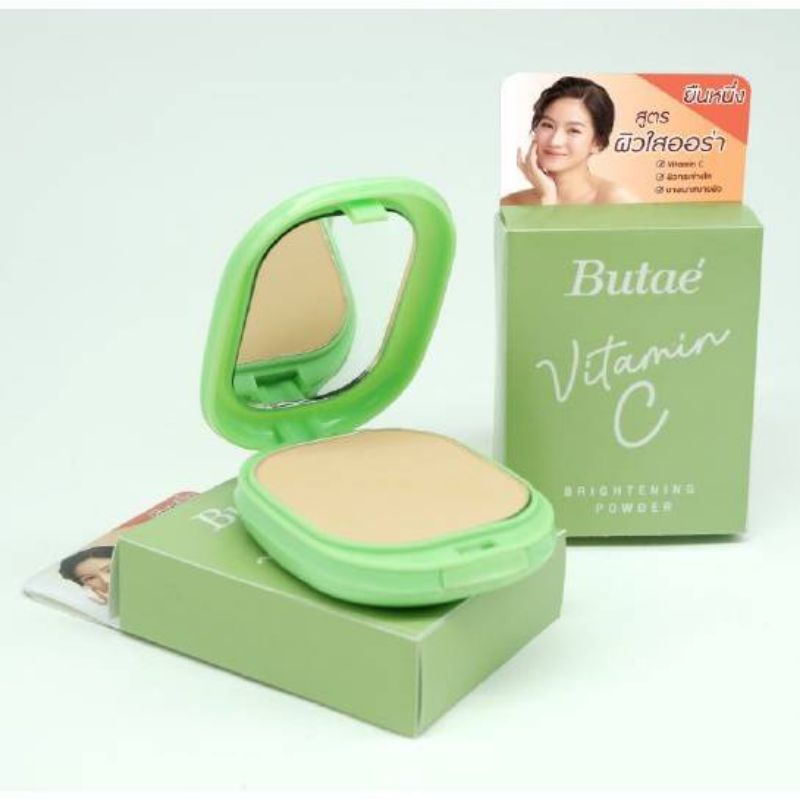 Butae VITAMIN C Double Moisture Powder (ตลับสีเขียว) ขนาด 11 กรัม ...