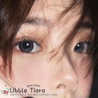 (COD) คอนแทคเลนส์ Contactlens ธรรมชาติ รุ่น Little tiara สายตาปกติ Prettydoll 0.00 ถึง - 6.00 เลนส์นิ่มใส่สบายตา แถมตลับ